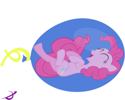 Size: 400x320 | Tagged: safe, artist:grimmcheater, pinkie pie, earth pony, pony, balloon, female, mare, pink coat, pink mane, pinkie pie trapped in a balloon