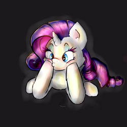 Size: 3000x3000 | Tagged: safe, artist:angelwing314, rarity, pony, unicorn, duckface, female, mare, purple mane, solo, white coat