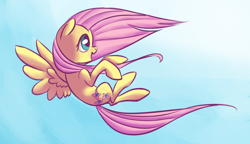Size: 1398x805 | Tagged: safe, artist:rubrony, artist:rustydooks, fluttershy, pegasus, pony, female, mare, solo