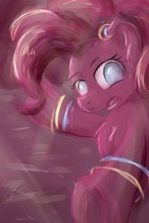 Size: 1250x1875 | Tagged: safe, artist:ruby, pinkie pie, earth pony, pony, 30 minute art challenge, female, mare, pink coat, pink mane, solo