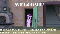 Size: 1366x774 | Tagged: safe, edit, edited screencap, screencap, starlight glimmer, pony, the cutie map, image macro, opinion, solo