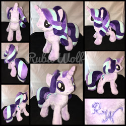 Size: 1600x1600 | Tagged: safe, artist:rubiowolf, starlight glimmer, pony, unicorn, female, irl, mare, photo, plushie