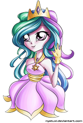 Size: 768x1133 | Tagged: safe, artist:nyatuxi, princess celestia, equestria girls, humanized, solo