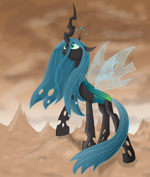 Size: 824x970 | Tagged: safe, artist:mr100dragon100, queen chrysalis, changeling, changeling queen, female, solo