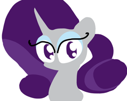 Size: 876x695 | Tagged: safe, artist:the weaver, rarity, pony, unicorn, simple background, solo, white background