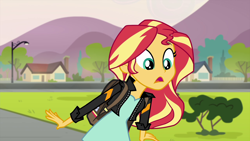 Size: 1280x720 | Tagged: safe, screencap, sunset shimmer, equestria girls, friendship games, solo