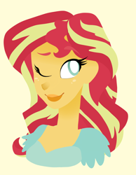 Size: 1768x2276 | Tagged: safe, artist:princess-madeleine, sunset shimmer, equestria girls, lineless, solo
