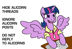 Size: 1304x892 | Tagged: safe, derpibooru import, twilight sparkle, twilight sparkle (alicorn), alicorn, pony, magical mystery cure, 4chan, female, mare
