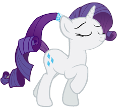 Size: 641x550 | Tagged: safe, artist:winxflorabloomroxy, rarity, pony, unicorn, alternate hairstyle, ponytail, simple background, solo, transparent background, vector