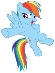 Size: 1964x2613 | Tagged: safe, artist:sonofaskywalker, derpibooru import, rainbow dash, pegasus, pony, non-compete clause, female, mare, simple background, smiling, solo, transparent background, vector