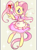 Size: 500x670 | Tagged: dead source, safe, artist:ghostier, fluttershy, pegasus, pony, alternate hairstyle, bipedal, clothes, dress, solo, sundae, waitress