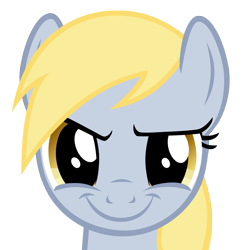 Size: 6000x6000 | Tagged: safe, artist:jlryan, derpy hooves, pegasus, pony, absurd resolution, female, mare, rapeface, simple background, solo, transparent background, underp, vector