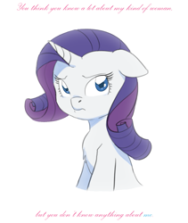 Size: 719x850 | Tagged: safe, artist:carnifex, rarity, pony, unicorn, female, horn, mare, solo, white coat