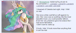 Size: 590x260 | Tagged: safe, princess celestia, alicorn, pony, /mlp/, 4chan, text, waifu