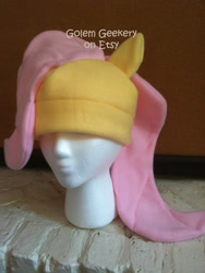 Size: 1536x2048 | Tagged: safe, artist:golemgeekery, fluttershy, craft, hat, irl, photo