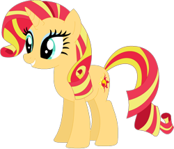 Size: 1024x875 | Tagged: safe, artist:ra1nb0wk1tty, rarity, sunset shimmer, pony, unicorn, female, mare, palette swap, recolor, simple background, solo, transparent background