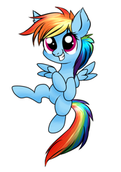 Size: 714x1013 | Tagged: safe, artist:confetticakez, derpibooru import, rainbow dash, pegasus, pony, cute, dashabetes, filly, filly rainbow dash, solo