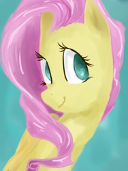 Size: 3000x4000 | Tagged: safe, artist:my-magic-dream, fluttershy, pegasus, pony, bust, cute, female, mare, portrait, solo