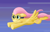 Size: 900x573 | Tagged: safe, artist:corina93, fluttershy, pegasus, pony, cute, flying, goggles, solo