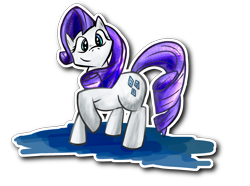 Size: 2082x1545 | Tagged: safe, artist:minkwinsor, rarity, pony, unicorn, female, mare, outline, raised hoof, simple background, solo, transparent background