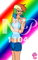 Size: 673x1044 | Tagged: safe, artist:alannp1104, derpibooru import, rainbow dash, human, humanized, watermark