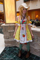 Size: 3684x5520 | Tagged: artist needed, safe, applejack, human, 2013, convention, cosplay, ichibancon, irl, irl human, photo, solo