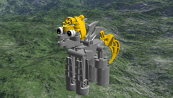 Size: 2483x1409 | Tagged: safe, derpy hooves, pony, 3d, barely pony related, female, lego, lego digital designer, nightmare fuel, solo, uncanny valley, wat