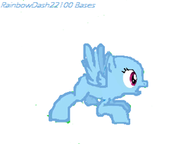 Size: 304x249 | Tagged: safe, artist:rainbowdash22100, derpibooru import, rainbow dash, pegasus, pony, base, smile hd