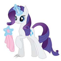 Size: 2000x2000 | Tagged: safe, artist:cloud-dash, rarity, pony, unicorn, female, horn, mare, solo, white coat