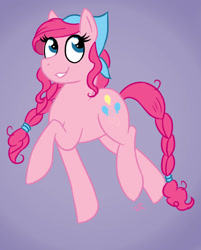 Size: 763x948 | Tagged: safe, artist:ordinarydraw, artist:when-we-say-goodbye, pinkie pie, earth pony, pony, pinkie apple pie, alternate hairstyle, solo