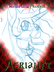 Size: 2250x3000 | Tagged: safe, artist:aerialift, princess celestia, anthro, white queen, wilder side of wonderland