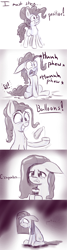 Size: 800x2989 | Tagged: safe, artist:heir-of-rick, pinkie pie, earth pony, pony, balloon, comic, cupcake, deflation, lego, pinkamena diane pie, scene parody, sketch, the lego movie