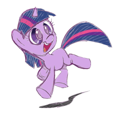 Size: 372x372 | Tagged: safe, artist:sibsy, derpibooru import, twilight sparkle, colored, filly, solo