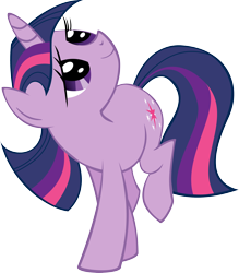 Size: 3000x3419 | Tagged: safe, artist:lauren faust, artist:the smiling pony, derpibooru import, twilight sparkle, colored, simple background, solo, transparent background, vector