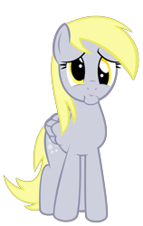 Size: 4942x7804 | Tagged: safe, artist:kuren247, derpy hooves, pegasus, pony, absurd resolution, female, mare, pouting, puppy dog eyes, simple background, solo, transparent background, vector