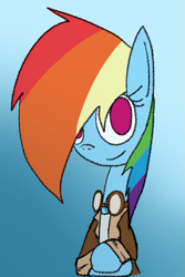 Size: 527x789 | Tagged: safe, artist:mr. rottson, derpibooru import, rainbow dash, pegasus, pony, captain rainbow dash, fanon