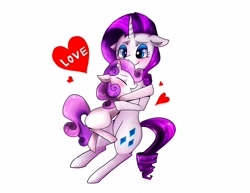 Size: 2598x2007 | Tagged: safe, artist:hosikawa, rarity, sweetie belle, pony, unicorn, heart, pixiv, sisters