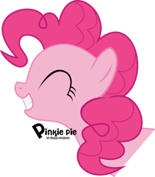 Size: 836x955 | Tagged: safe, artist:oobrushstrokeoo, pinkie pie, earth pony, pony, female, mare, pink coat, pink mane, smiling, solo