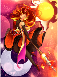 Size: 1536x2048 | Tagged: safe, artist:yinichigo, sunset shimmer, human, humanized, solo