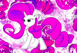 Size: 1545x1080 | Tagged: safe, artist:gezawatt, rarity, pony, unicorn, acid, colored, colorful, digital art, psychedelic, solo, vivid