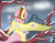 Size: 2250x1750 | Tagged: safe, artist:mythicaljazz, fluttershy, pegasus, pony, female, mare, solo, sword