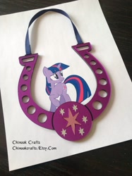 Size: 765x1024 | Tagged: safe, artist:chinookcrafts, derpibooru import, twilight sparkle, pony, unicorn, female, horn, mare, photo, purple coat, purple mane, solo