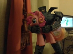 Size: 1024x764 | Tagged: safe, pinkie pie, earth pony, pony, crossover, gipsy danger, mcdonald's happy meal toys, neca, pacific rim, rainbow power, toy