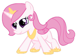 Size: 1309x951 | Tagged: safe, artist:mihaaaa, princess celestia, alicorn, pony, cewestia, filly, simple background, solo, transparent background, vector, younger