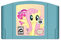 Size: 1005x678 | Tagged: safe, artist:jaythebrainmann, fluttershy, pegasus, pony, nintendo, nintendo 64, solo