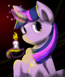 Size: 1692x2000 | Tagged: safe, artist:winornera, derpibooru import, twilight sparkle, pony, unicorn, female, horn, mare, purple coat, purple mane, solo