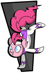 Size: 2016x3152 | Tagged: safe, artist:dahhez, fili-second, pinkie pie, earth pony, pony, power ponies (episode), clothes, costume, power ponies, solo