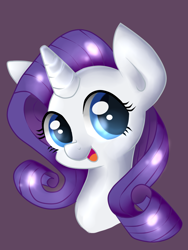 Size: 1536x2048 | Tagged: safe, artist:sofywywy, rarity, pony, unicorn, bust, portrait, solo