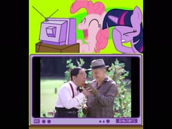 Size: 2048x1536 | Tagged: safe, derpibooru import, edit, pinkie pie, twilight sparkle, earth pony, pony, exploitable meme, meme, obligatory pony, the last godfather, tv meme