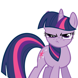 Size: 900x904 | Tagged: safe, artist:twilightsparklesuper, derpibooru import, twilight sparkle, angry, simple background, solo, vector, white background